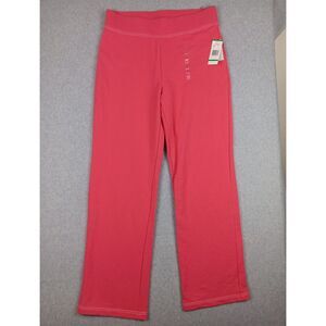 Jones New York Size Large Women's Coral Knit Weekender Straight Leg Pants NWT‎